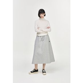 지제로 팬서 롱 플레어 저지 스커트_WI2SK801MG