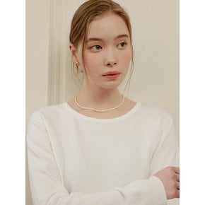 티나 베이직 라운드 니트 / TINA BASIC ROUND KNIT_3colors