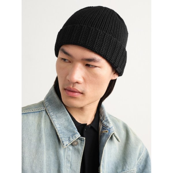 로고 아플리케 리브 캐시미어 비니 1647597294967533