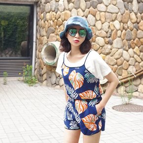 썸머 나뭇잎 점프슈트n717_P041689092