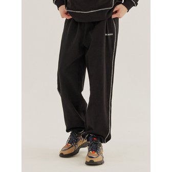 원더플레이스 OCEAN RAINBOW DAY&NIGHT SWEAT PANTS [BLACK]