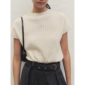 MOCK NECK CLASSIC WOOL KNIT IVORY MBDFNT002IV