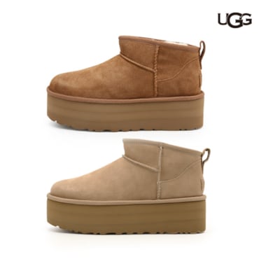 UGG 클래식 울트라 미니 플랫폼 양털부츠 2종택일