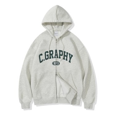 코드그라피 C,GRAPHY아치 로고 후드집업CBEWUTC001