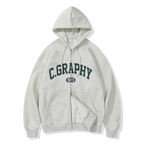 코드그라피 C,GRAPHY아치 로고 후드집업CBEWUTC001