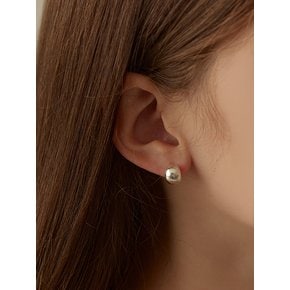 [연말 스페셜 6mm+10mm 진주귀걸이 증정][925 silver] Volume fit earring