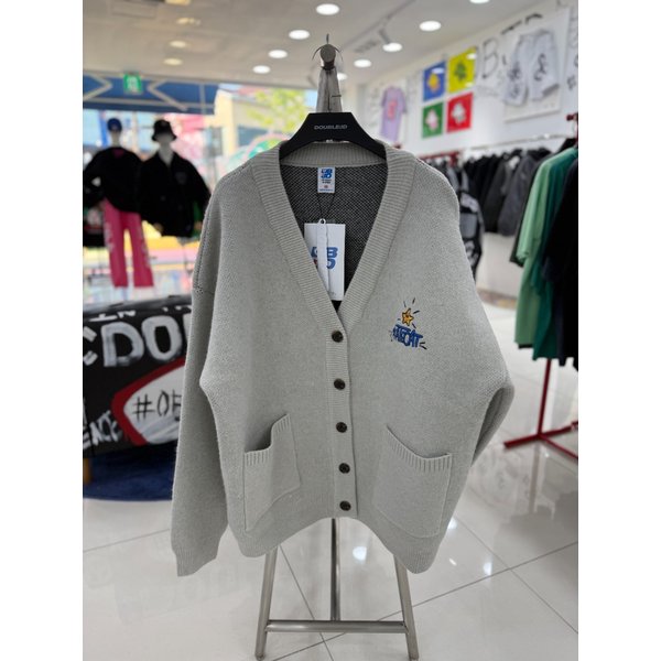 [여주점] 남여공용가디건,스케이트 헤비 가디건 그레이 JFZZ52B06
