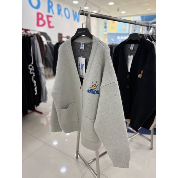 [여주점] 남여공용가디건,스케이트 헤비 가디건 그레이 JFZZ52B06