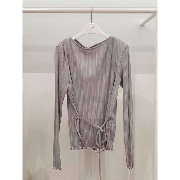 [파주점] 쥬크 주크 끈벨트 플리츠 티셔츠​ V261MSM902