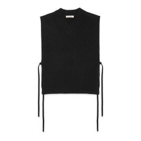 (U) 니트 베스트 블랙 KNIT VEST BLACK