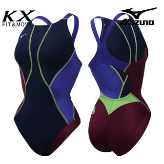 미즈노 N2XA8236-86 미즈노 MIZUNO KX원단 원피스 선수용 수영복