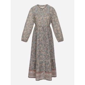 써스데이아일랜드 보더믹스 풀오픈 원피스_T256MOP175W