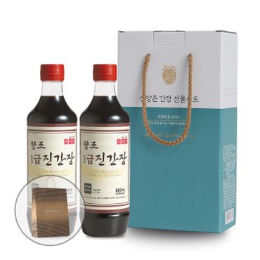 신앙촌 [쇼핑백 증정]  특선 7호 양조간장 선물세트