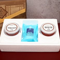 HACCP인증 더젓갈 젓갈 2종세트(비빔오징어젓400g+창난젓400g)