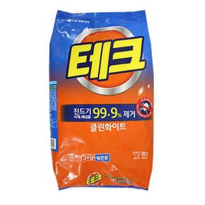 세제 테크 빨래세제 세탁세제 세탁 가루형 세탁기 빨래 의류 3kg