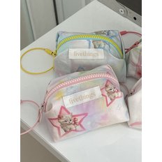 Cat Star Pouch Keyring (2 Colors)