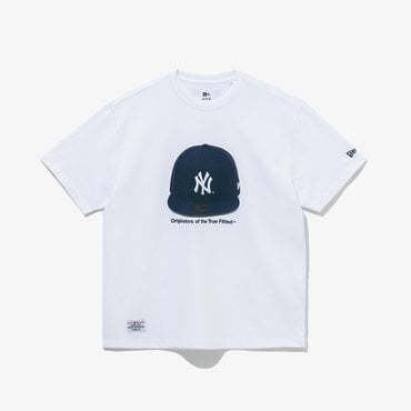 뉴에라 남녀공용 MLB 뉴욕 양키스 59FIFTY 티셔츠 화이트 14413064