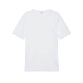 [23SS] [MAISON LABICHE] 화이트 포켓배색 면 반팔티셔츠 RATS3EML4WT