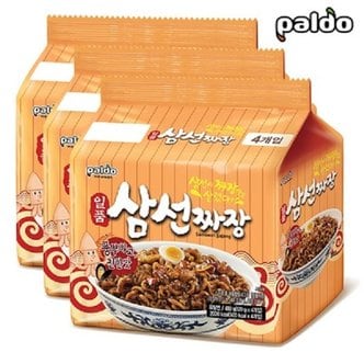  팔도 일품 삼선짜장 120g x32봉 짜장라면