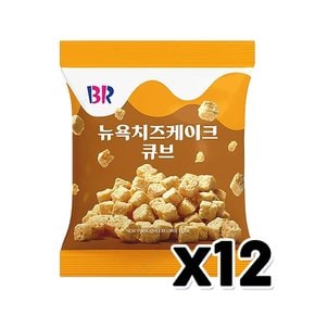 BR 뉴욕치즈케이크 큐브 스낵과자 52g x 12개