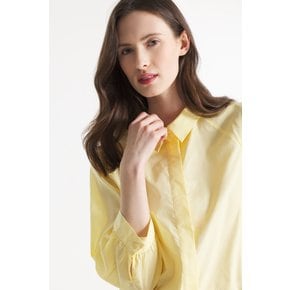 Cotton Crop shirt jumper_Yellow_ LSTA0JP02W