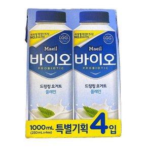 매일 바이오 드링킹 요거트 플레인 250ml X 4개입 코스트코