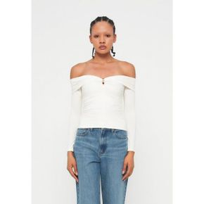 Abercrombie  Fitch 애버크롬비 앤 피치 하드웨어 - 긴팔 상의 오프 화이트 6969248
