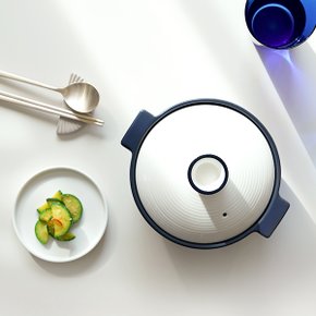 한국도자기리빙 아름팟 무균열 뚝배기 12CM 블루