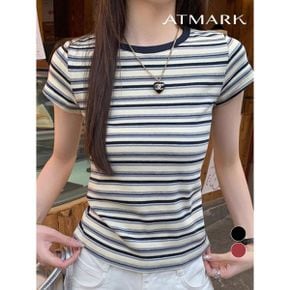 ATMARK 슬림캐주얼믹스단가라티셔츠 AA53TS029G_P395733659