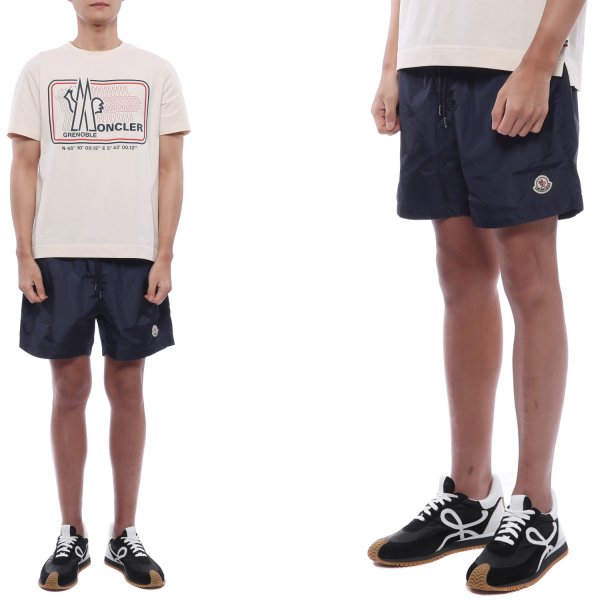 [부산점] 26SS 남성 로고 패치 스윔 팬츠 (2C00004 53326 743 26S)