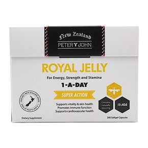 뉴질랜드 피터앤존 로얄제리 Royal Jelly 200캡슐