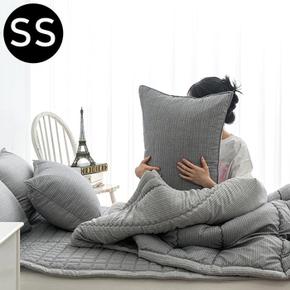 해피니 솔트 소프트마이크로 간절기 이불 패드세트 슈퍼싱글 SS (그레이) (S13039756)