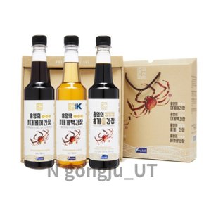 홍영의 어간장 + 백간장 + 진간장 500ml 3제품 1세트