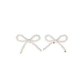 Pearl Ribbon Beads Earring