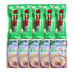 농민식품 칡냉면 200g x 5개 + 동치미맛육수 350g x 5개 (총5인분)