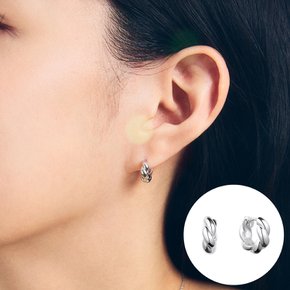 실버 원터치 귀걸이 탱글 RA25B23J