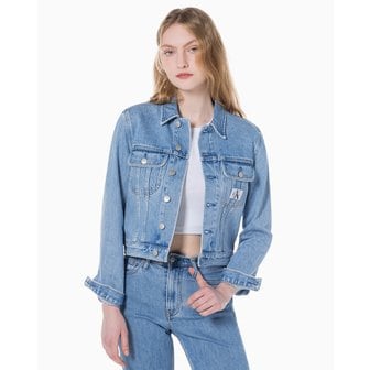 Calvin Klein Jeans 여성 크롭 90S 데님 재킷(J223683)
