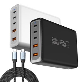 PPS C타입 고속 멀티 충전기 접지 맥북 GAN2-MAX220W