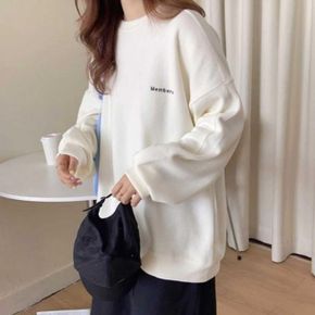 페어 베이직 커플룩 룩 남성용 걸 상의옷팔레트 라운드티 패셔너블