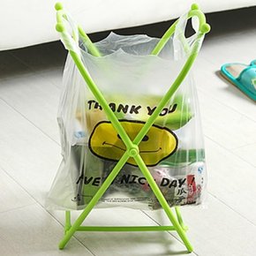 쓰레기봉투걸이 봉지고정 간이휴지통 캠핑용 거치대