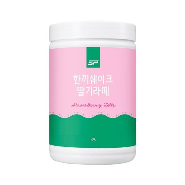 한끼쉐이크 단백질쉐이크 딸기라떼맛 500g
