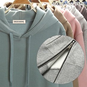 소피 사이드지퍼 기모후드티 M~4XL 빅사이즈 티셔츠 남여공용 커플티 무지티