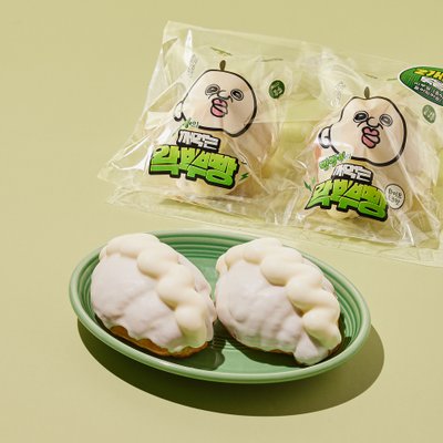 [쓱7클럽10%쿠폰]빵빵이의 깨먹는 왁뿌빵_화이트크림(120g*2개입)