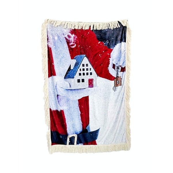 Santa house blanket (Vertical)