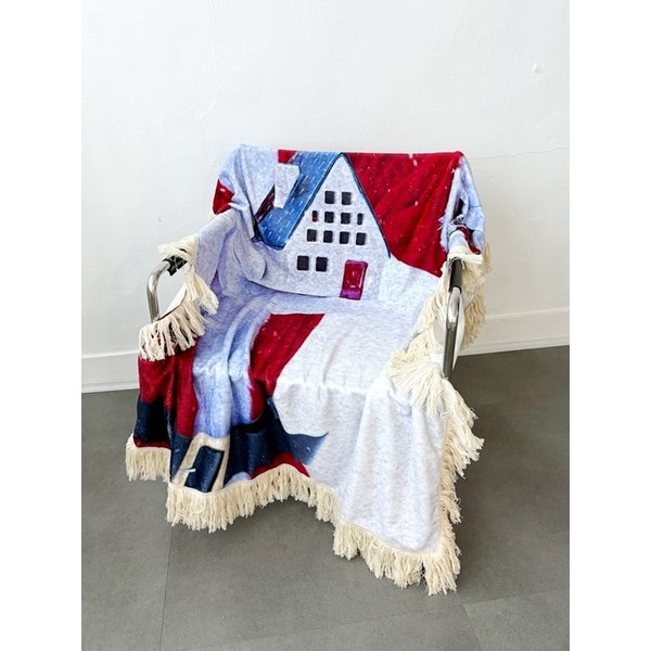 Santa house blanket (Vertical)