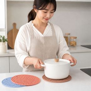실리콘 냄비받침 주방 식탁 조리대 거치대