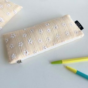 [OIA] Flat pencil case - daisy yellow