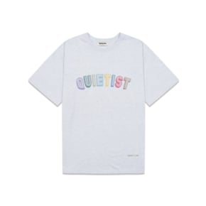 QT RAINBOW T SHIRTS-ASH MELANGE