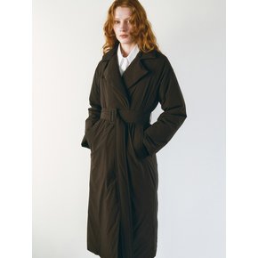 GOOSE DOWN TRENCH COAT [BLACK]