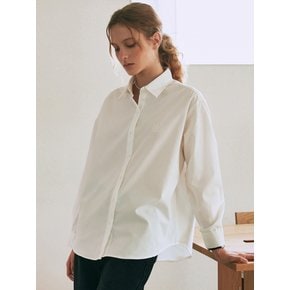 DRESSY EASY COLLAR SHIRT_WHITE